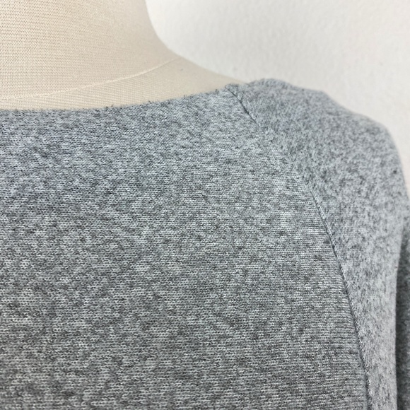 Womens Anime Girls Border Print Tunic Knit Dress Gray Green Black 3/4 Sleeves SM - Picture 3 of 9